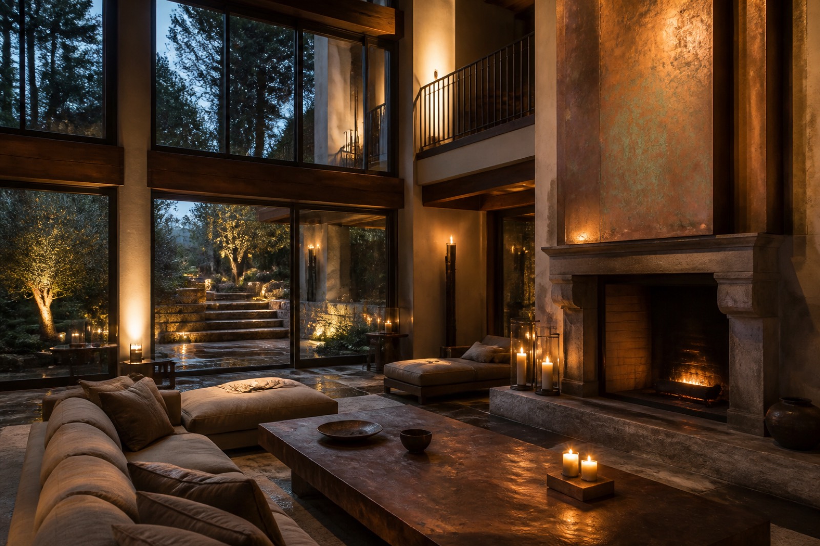 Tepekent Private Villa living hall
